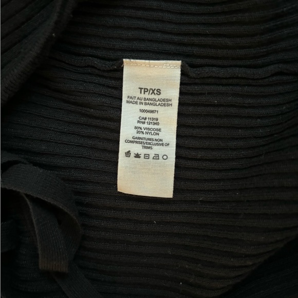 GARAGE | Cropped Cardigan with Tie Front - Picture 4 of 4